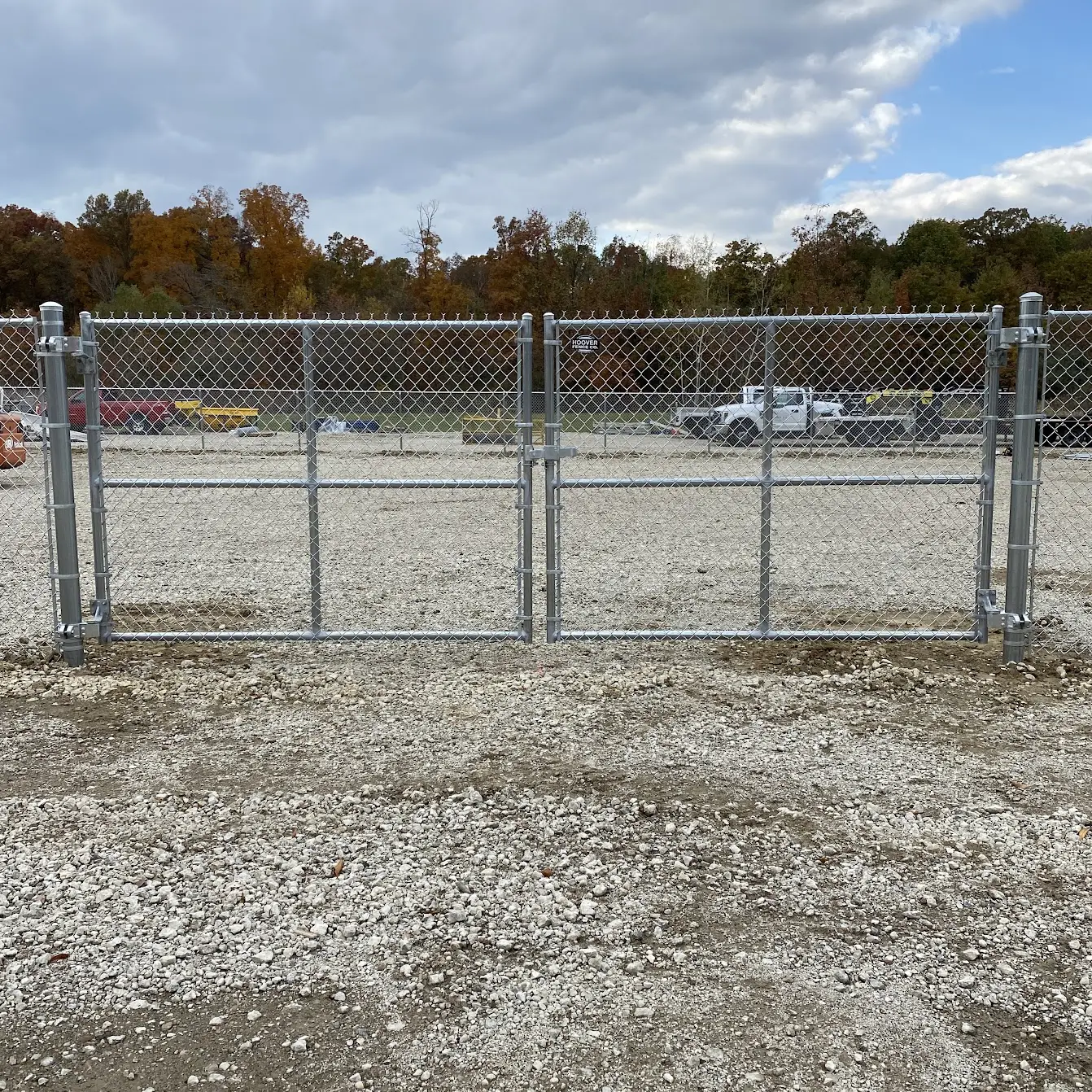 Double swing gates installation in ontario - farm, commercial, and security gates - johnston fence contracting